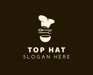 Chef Hat Barbecue Restaurant logo design