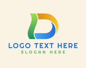 Digital Company Letter D Logo