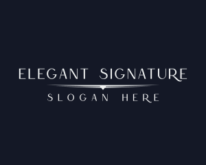 Elegant Generic Wordmark logo design