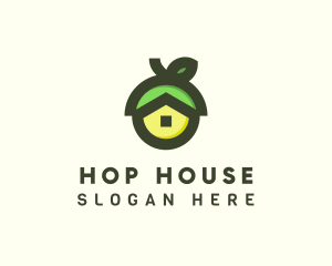 Fruit House Roofing logo design