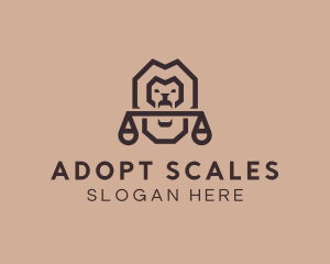 Lion Scale Law logo design