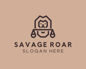 Lion Scale Law logo design