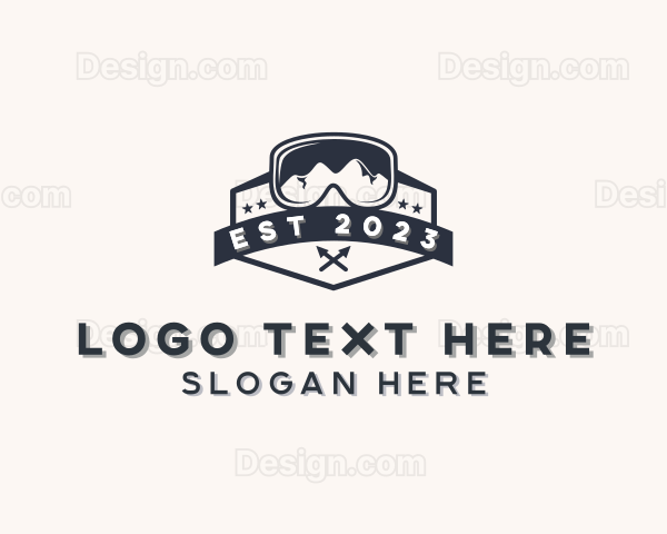 Outdoor Hiking Goggles Logo