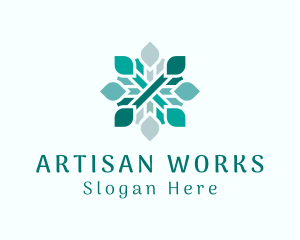 Artisanal Textile Fabric logo design