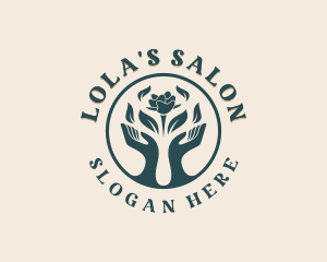 Flower Spa Salon logo design