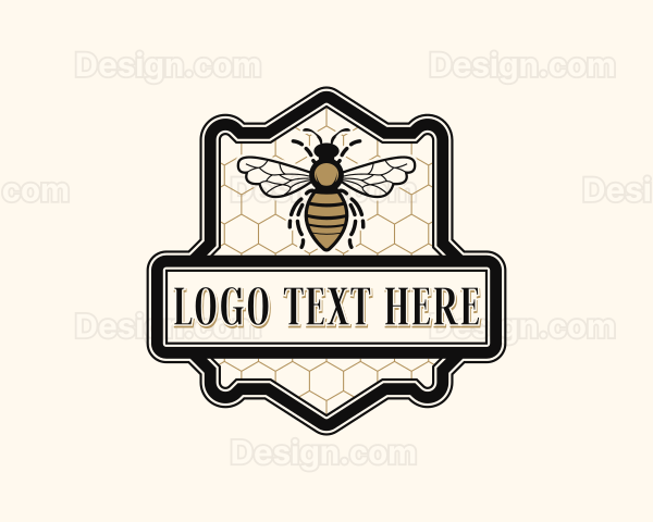 Honeycomb Bee Apothecary Logo