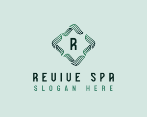 Leaves Natural Spa logo design