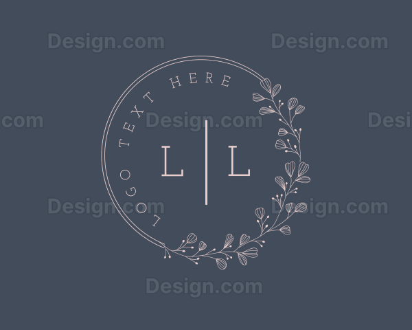 Floral Wedding Organizer Logo