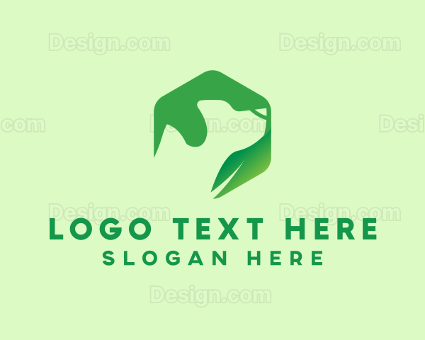 Green Pet Dog Logo