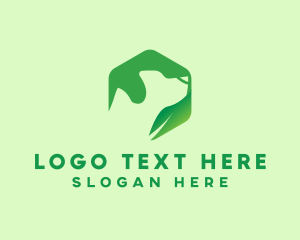 Green Pet Dog Logo