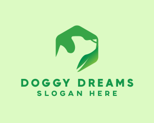 Green Pet Dog logo