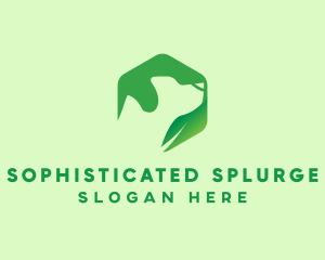 Green Pet Dog logo design