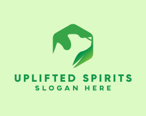 Green Pet Dog logo design