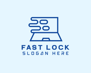 Fast Digital Laptop logo design