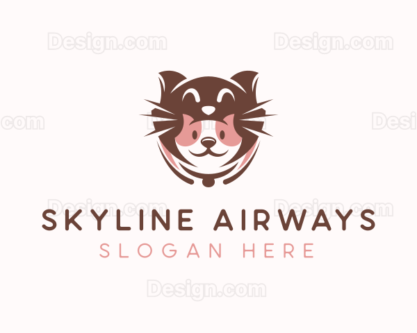 Cat Puppy Pet Care Logo