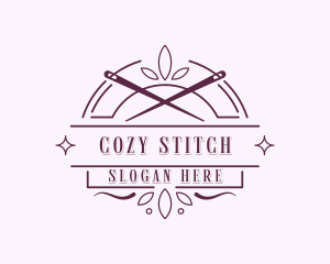 Needle Seamstress Alteration logo design