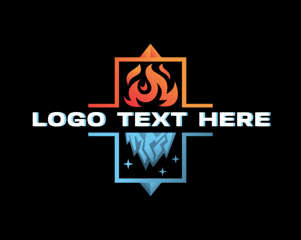 Iceberg logo example 3