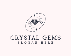 Mystical Crystal Jewelry logo design