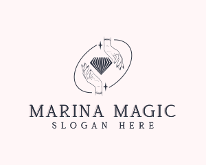 Mystical Crystal Jewelry logo design