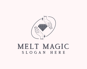 Mystical Crystal Jewelry logo design