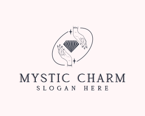 Mystical Crystal Jewelry logo design