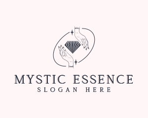 Mystical Crystal Jewelry logo design