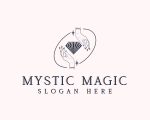 Mystical Crystal Jewelry logo design