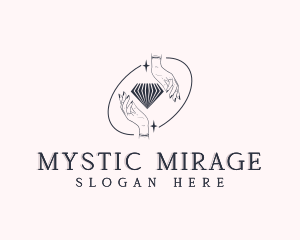 Mystical Crystal Jewelry logo design