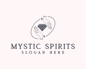 Mystical Crystal Jewelry logo design