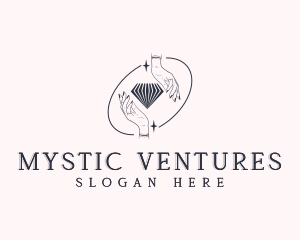 Mystical Crystal Jewelry logo design