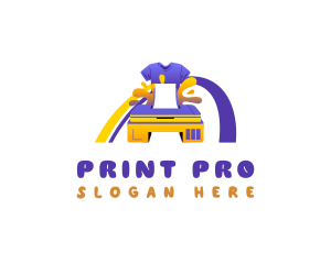 Shirt Printing Printer logo design