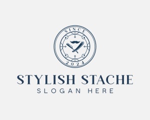 Hairstylist Mustache Grooming logo