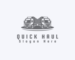 Big Cargo Truck Logistics logo design