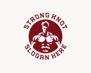 Strong Man Fitness logo design