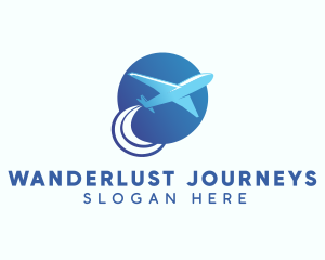 Airplane Flight Aviation logo design