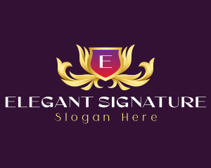 Luxury Elegant Crest logo design