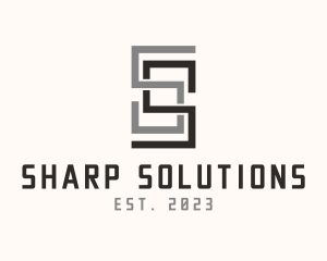 Minimalist Linear Letter S Business logo design