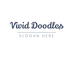 Underline Cursive Wordmark logo design