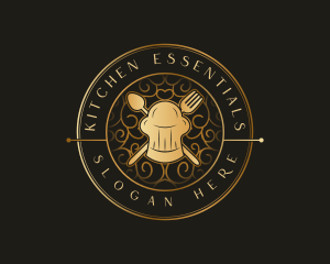 Toque Utensils Restaurant logo design