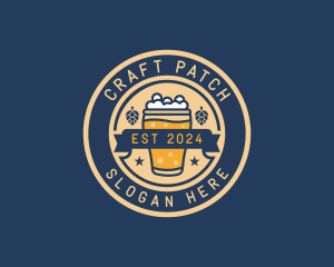 Pub Brewery Craft Beer logo design