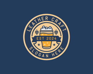 Pub Brewery Craft Beer logo design