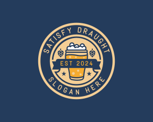 Pub Brewery Craft Beer logo design