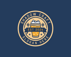 Pub Brewery Craft Beer logo design