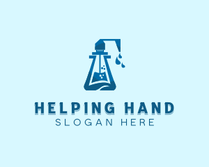 Hand Sanitizer Disinfectant logo design