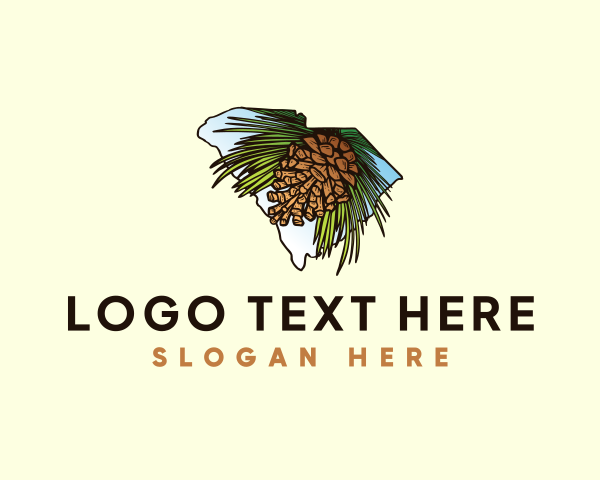 Pine Cone logo example 2