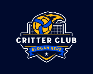 Volley Ball Sports Team logo design