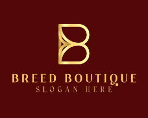 Luxury Boutique Letter B logo design