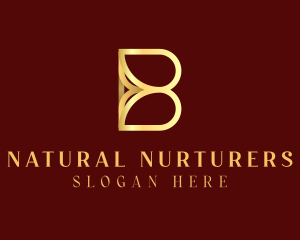 Luxury Boutique Letter B logo design