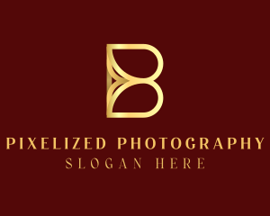 Luxury Boutique Letter B logo design