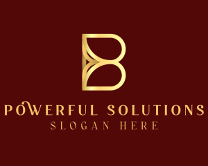 Luxury Boutique Letter B logo design